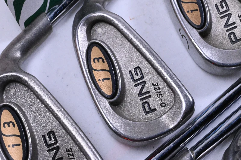 Ping i3 O-Size Irons / 3-PW+SW / White Dot / Stiff Flex Ping Z-Z65 Shafts