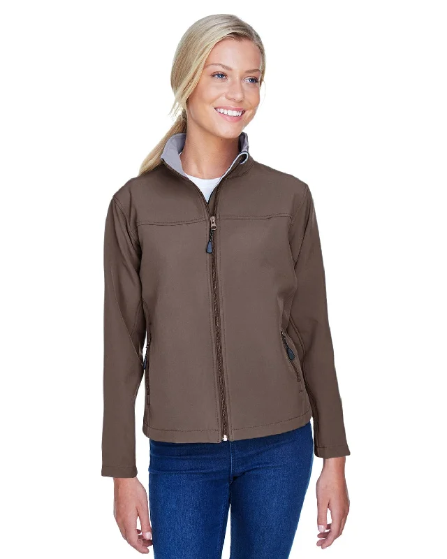 Devon & Jones Ladies Soft Shell Jacket | Brown