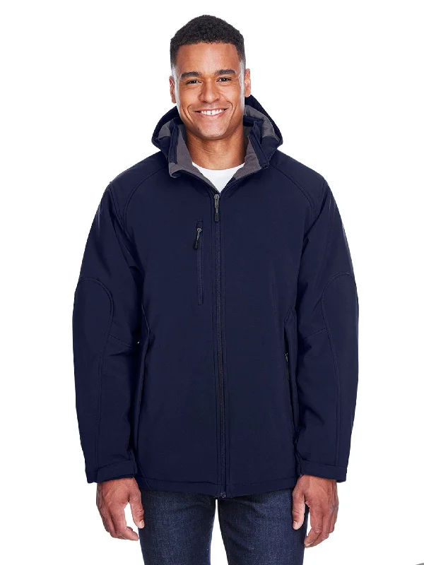 North End Glacier Mens Insulated Soft Shell Jacket With Detachable Hood