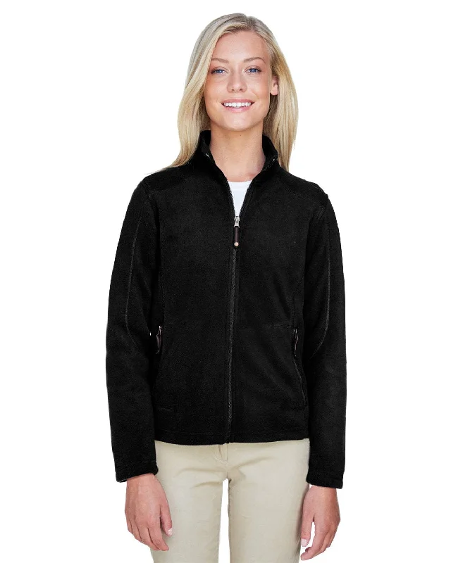 North End Voyage Ladies Fleece Jacket | Black