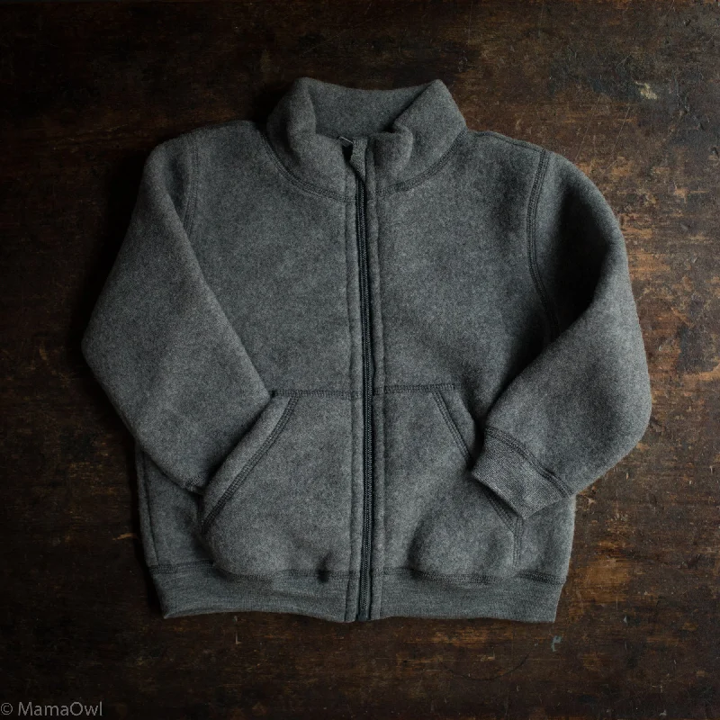 Kite Jacket - Merino Wool Fleece - Slate