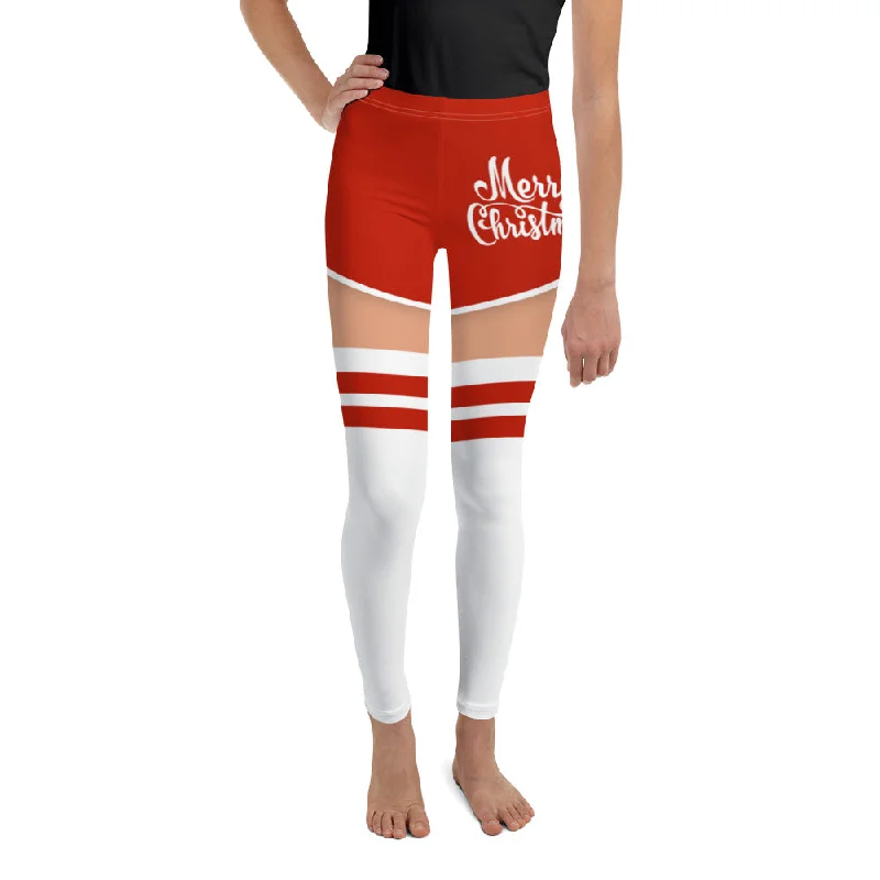 Christmas Shorts Youth Leggings