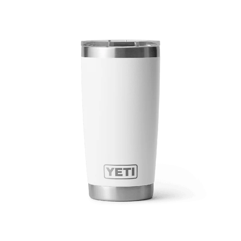 Rambler® 20 oz Tumbler w/Magslider™ Lid - White