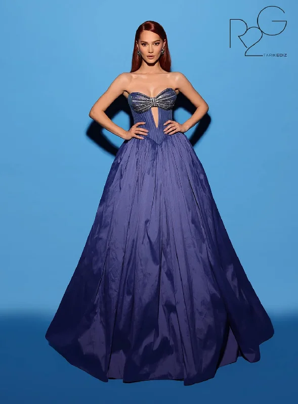 Tarik Ediz 53042 Tafetta Ball Gown with Sweetheart Neckline