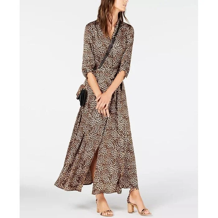 New Season Series INC International Concepts Women's Shirtdress Gold Size 16