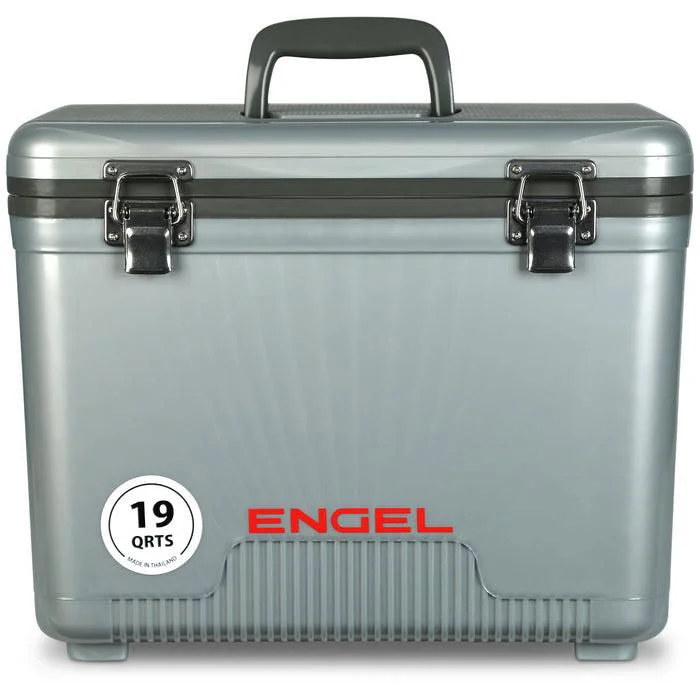 19 Quart Drybox / Cooler: Silver