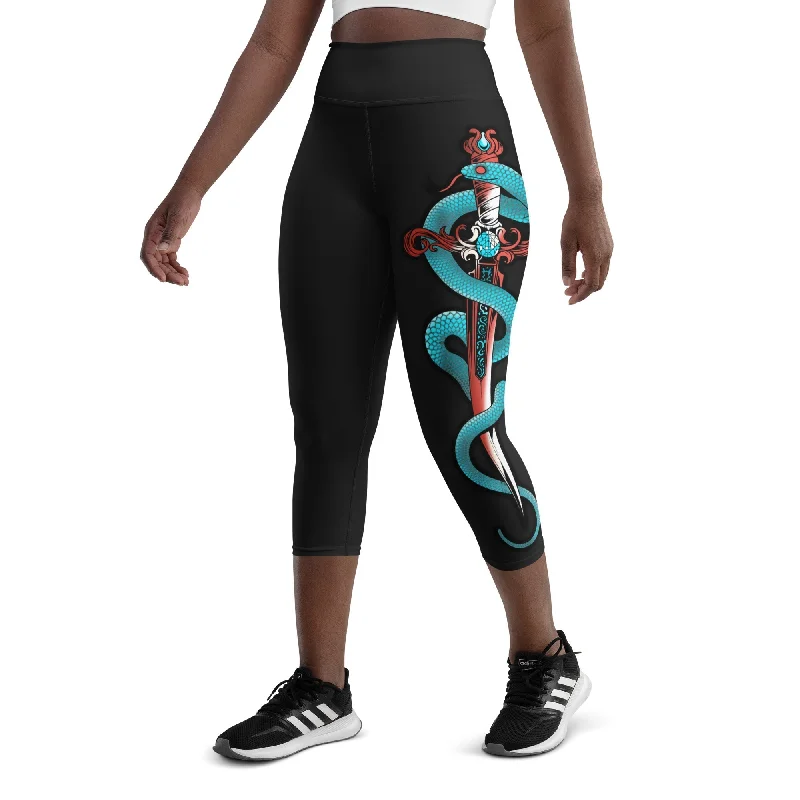 Snake & Sword Yoga Capris