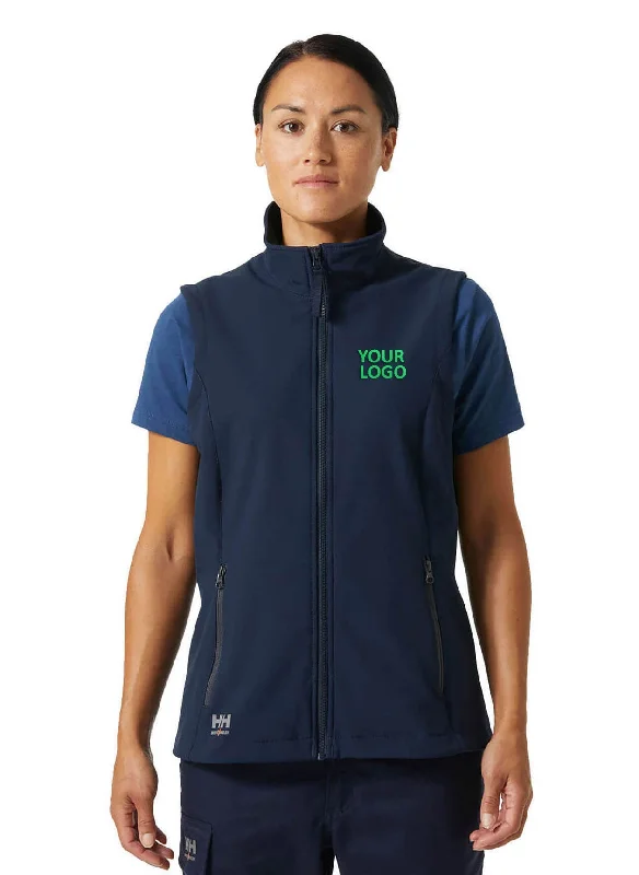 Helly Hansen Women's Manchester Softshell Vests, Navy