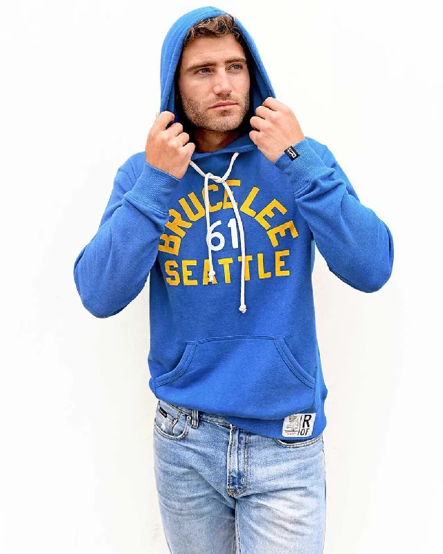 Bruce Lee Seattle '61 Blue PO Hoody