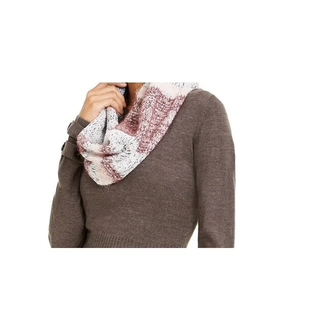 Sports And Leisure Bcx Juniors' Striped Scarf & Sweater Dress Brown Size 2 Extra Small
