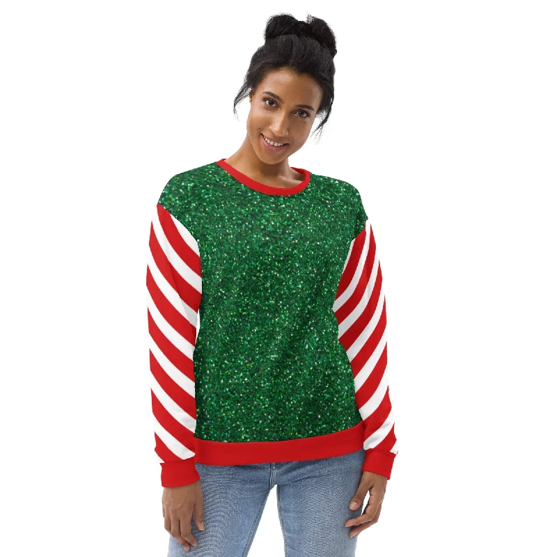 Candy Stripe Christmas Sweatshirt