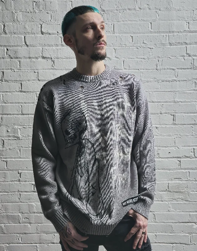 War with Myself Knit Sweater