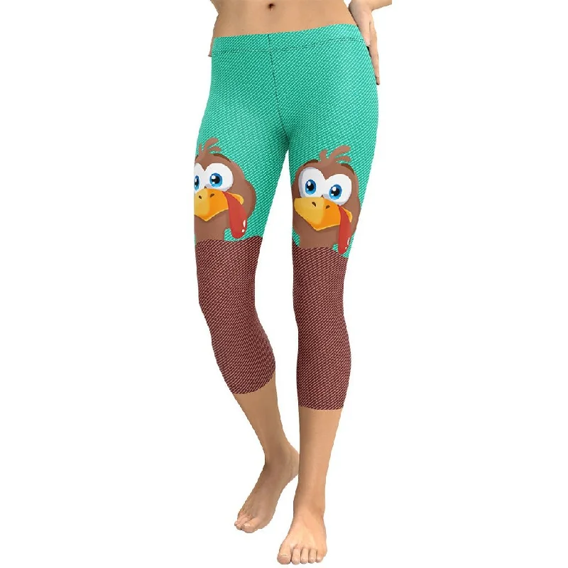 Peeking Turkey Capris