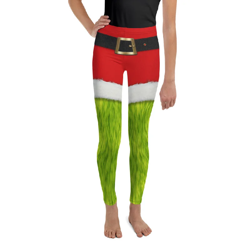 Grumpy Christmas Youth Leggings