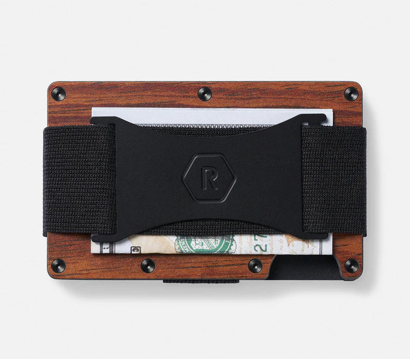 Ridge Wallet Cash Strap - Mopane Wood