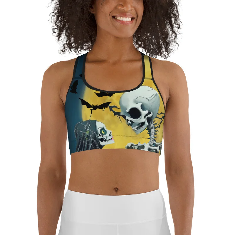 Skeleton and Zombie Sports Bra