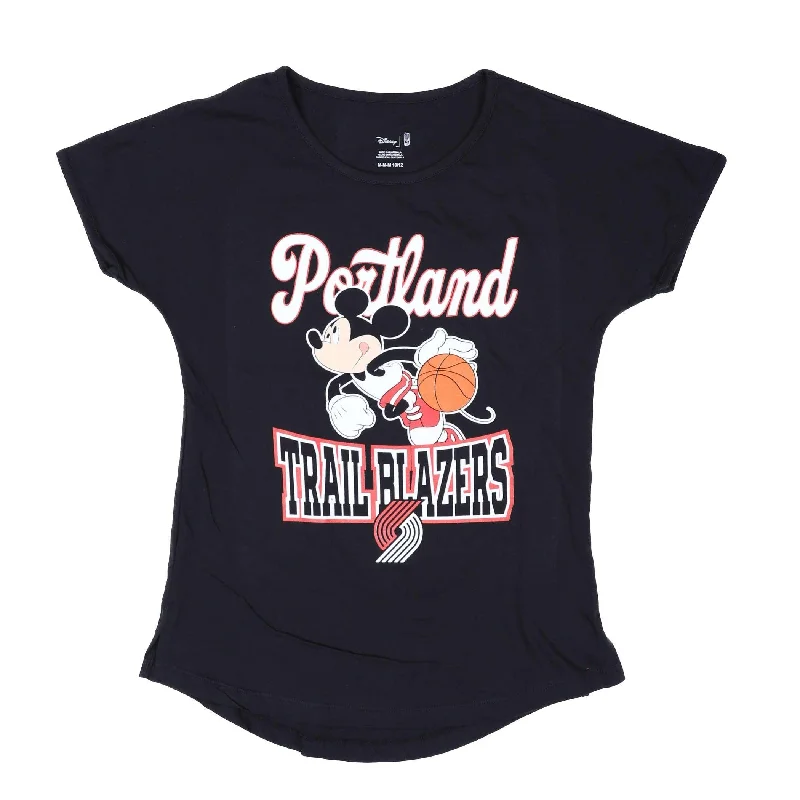 Portland Trail Blazers Youth Girls Disney Game Time Tee