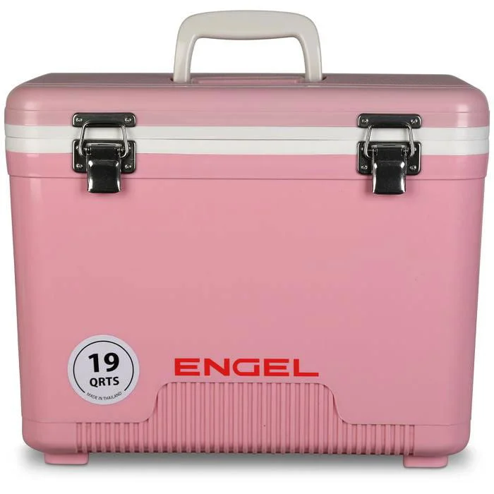 19 Quart Drybox / Cooler: Pink