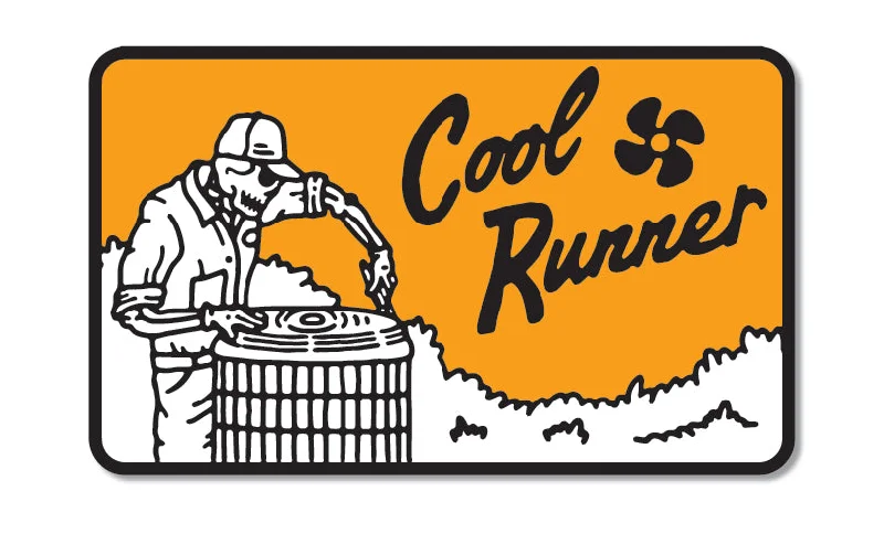 Cool Runner Sticker - 3in