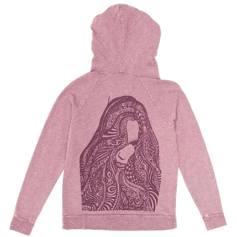 OBEY X NOEMI MANSER REMEMBER YOURSELF HOOD // BURGUNDY