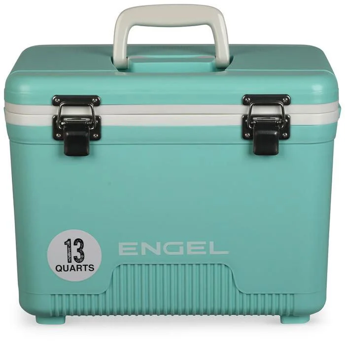 Luxury Customization 13 Quart Drybox / Cooler: Sea Foam