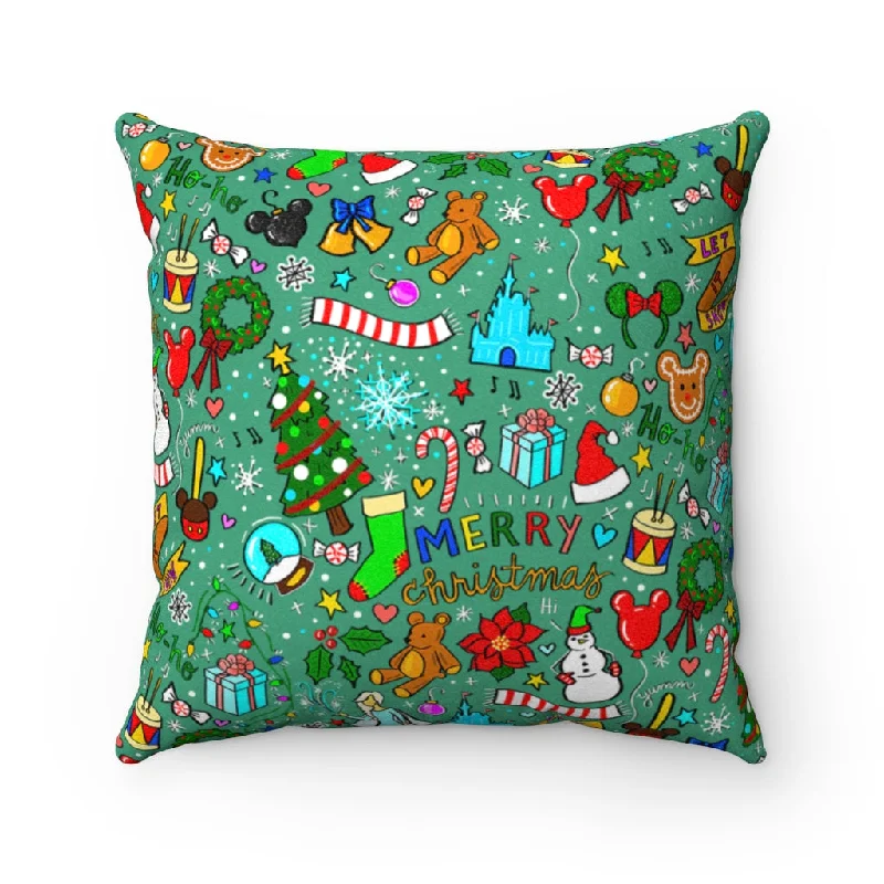 Breathable Design Mickey Christmas Pillow Case