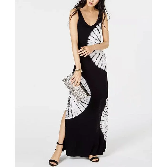 Urban Style INC International Concepts Women's Tie-Dye Maxi Dress Black Size M - Medium