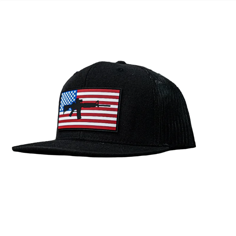 Freedom Rings Snapback, Black