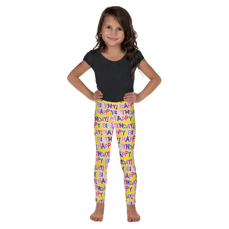 Colorful Birthday Kid's Leggings