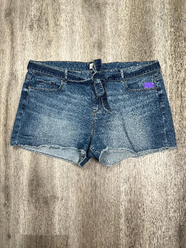 Blue Denim Shorts Loft, Size L